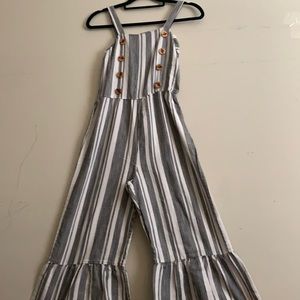 black and white romper